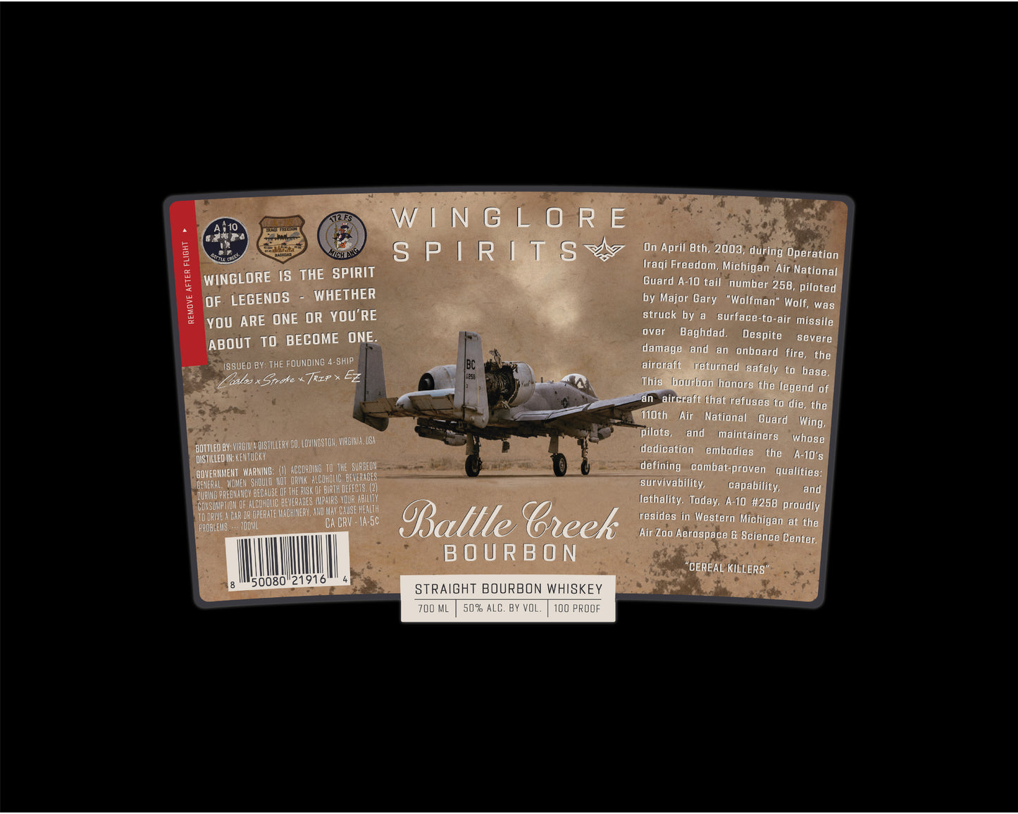 Winglore Battle Creek Bourbon